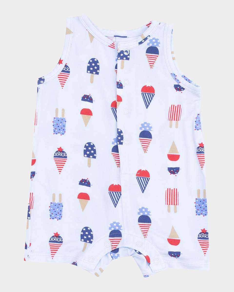Boy's American Ice Cream Playsuit, Size 3M-24